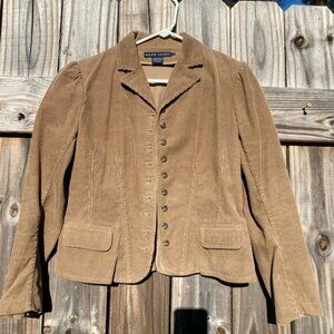 Ralph Lauren Women's Brown Corduroy Jacket